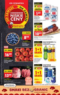 Biedronka - gazetka promocyjna Od czwartku, Z ladą tradycyjną od czwartku 08.01 do środy 14.01