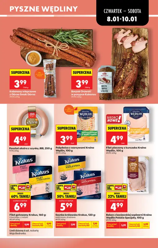 Biedronka - gazetka promocyjna Od czwartku, Z ladą tradycyjną od czwartku 08.01 do środy 14.01 - strona 43