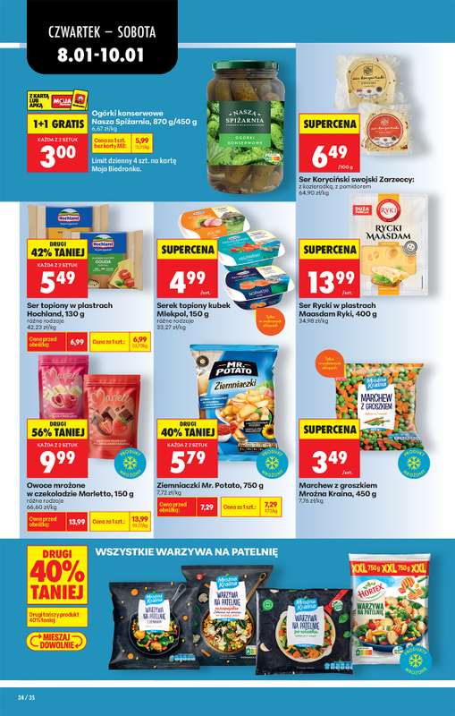 Biedronka - gazetka promocyjna Od czwartku, Z ladą tradycyjną od czwartku 08.01 do środy 14.01 - strona 42