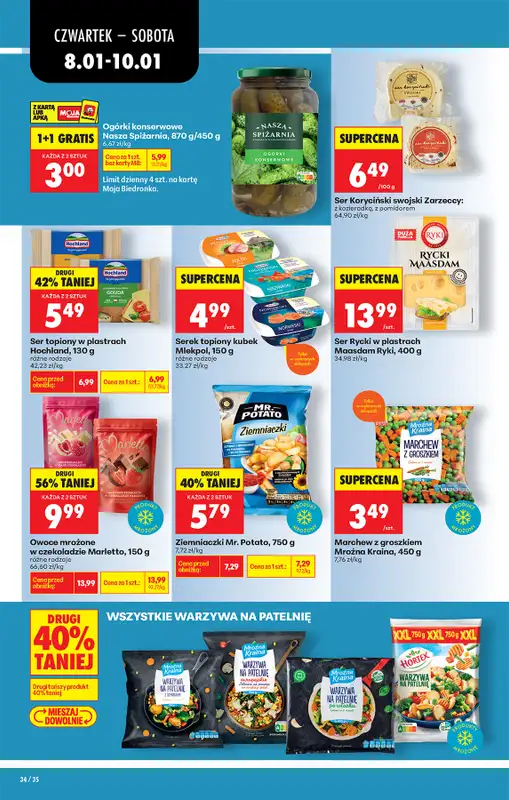 Biedronka - gazetka promocyjna Od czwartku, Z ladą tradycyjną od czwartku 08.01 do środy 14.01 - strona 42