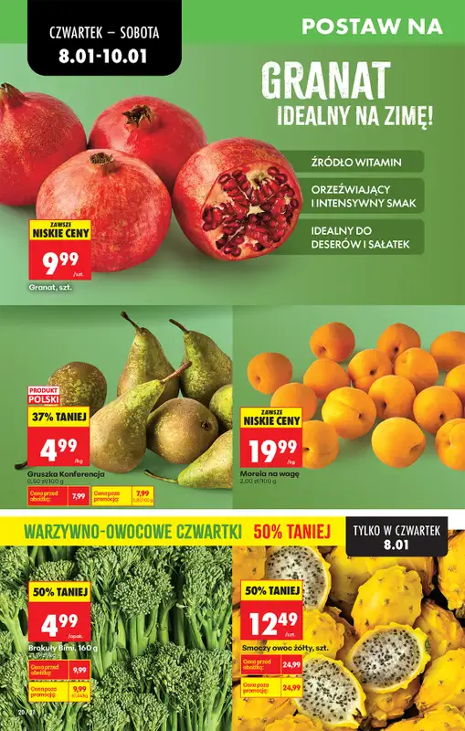 Biedronka - gazetka promocyjna Od czwartku, Z ladą tradycyjną od czwartku 08.01 do środy 14.01 - strona 22