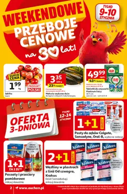 Auchan - gazetka promocyjna Gazetka 30 Lat Supermarket Auchan od czwartku 08.01 do środy 14.01 - strona 2