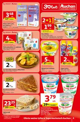 Auchan - gazetka promocyjna Gazetka 30 Lat Supermarket Auchan  do środy 14.01 - strona 5