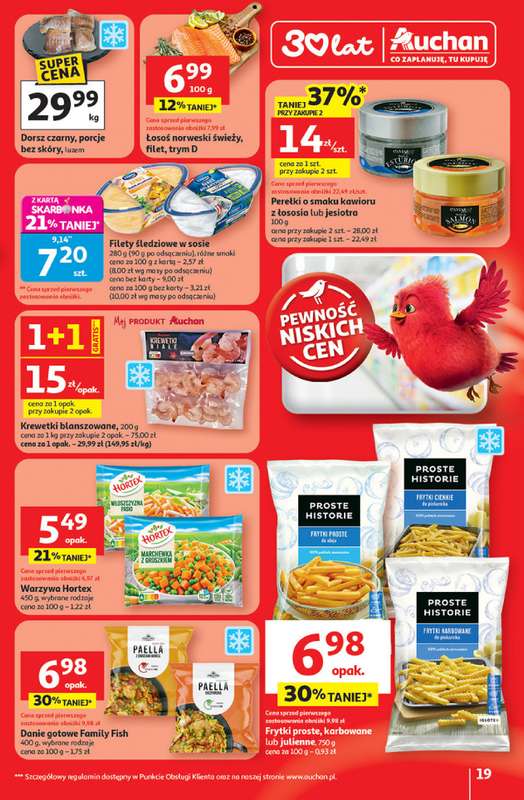 Auchan - gazetka promocyjna Gazetka 30 Lat Hipermarket Auchan od czwartku 08.01 do środy 14.01 - strona 19