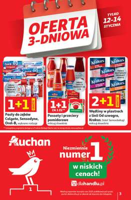 Auchan - gazetka promocyjna Gazetka 30 Lat Hipermarket Auchan od czwartku 08.01 do środy 14.01 - strona 3