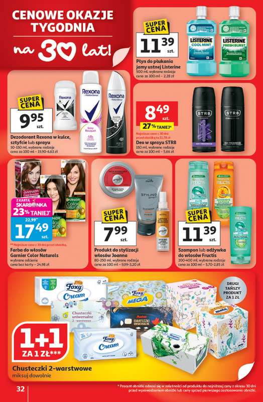Auchan - gazetka promocyjna Gazetka 30 Lat Hipermarket Auchan od czwartku 08.01 do środy 14.01 - strona 32