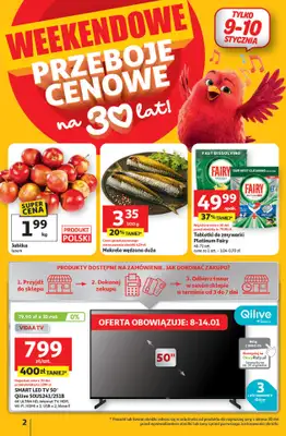 Auchan - gazetka promocyjna Gazetka 30 Lat Hipermarket Auchan od czwartku 08.01 do środy 14.01 - strona 2