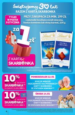 Auchan - gazetka promocyjna Gazetka 30 Lat Hipermarket Auchan od czwartku 08.01 do środy 14.01 - strona 4