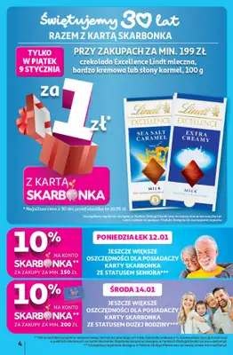 Auchan - gazetka promocyjna Gazetka 30 Lat Hipermarket Auchan od czwartku 08.01 do środy 14.01 - strona 4