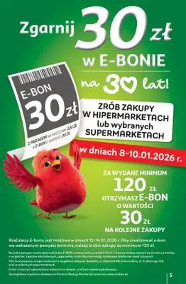 Auchan - gazetka promocyjna Gazetka 30 Lat Hipermarket Auchan od czwartku 08.01 do środy 14.01 - strona 5
