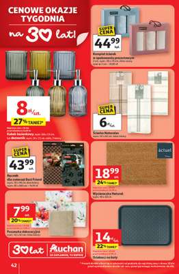Auchan - gazetka promocyjna Gazetka 30 Lat Hipermarket Auchan od czwartku 08.01 do środy 14.01 - strona 42