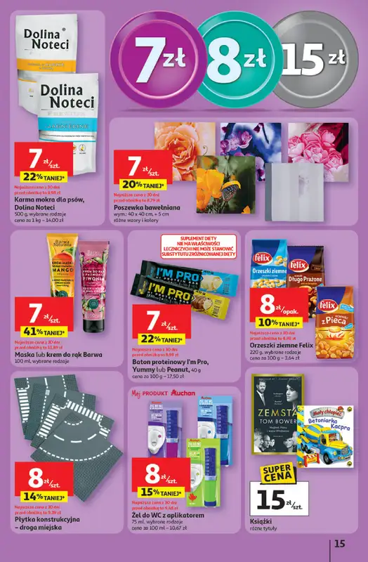 Auchan - gazetka promocyjna Gazetka 30 Lat Hipermarket Auchan od czwartku 08.01 do środy 14.01 - strona 15
