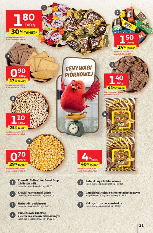 Auchan - gazetka promocyjna Gazetka 30 Lat Hipermarket Auchan od czwartku 08.01 do środy 14.01 - strona 31