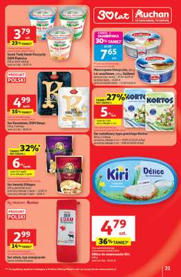 Auchan - gazetka promocyjna Gazetka 30 Lat Hipermarket Auchan od czwartku 08.01 do środy 14.01 - strona 21