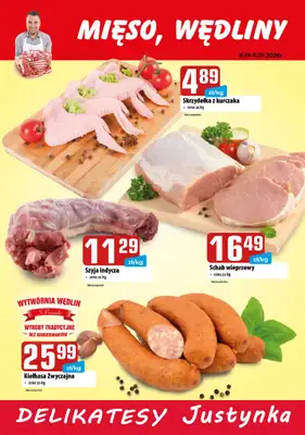 Delikatesy Justynka - gazetka promocyjna Plakaty promocyjne od czwartku 08.01 do niedzieli 11.01 - strona 2