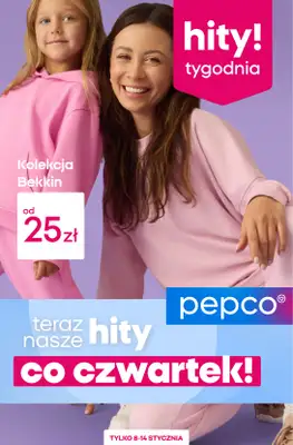 Pepco - gazetka promocyjna Hity tygodnia od czwartku 08.01 do środy 14.01