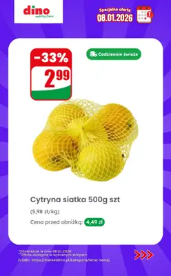 Dino - gazetka promocyjna Specjalna oferta na 08.01.2026 - promocje spoza gazetki od czwartku 08.01 do czwartku 08.01 - strona 4