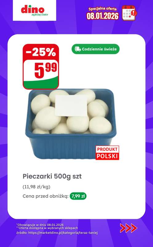 Dino - gazetka promocyjna Specjalna oferta na 08.01.2026 - promocje spoza gazetki od czwartku 08.01 do czwartku 08.01 - strona 3