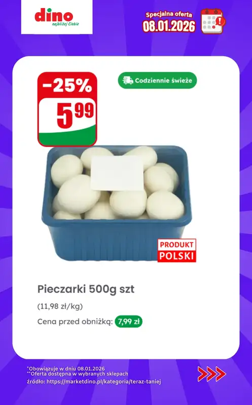 Dino - gazetka promocyjna Specjalna oferta na 08.01.2026 - promocje spoza gazetki   - strona 3
