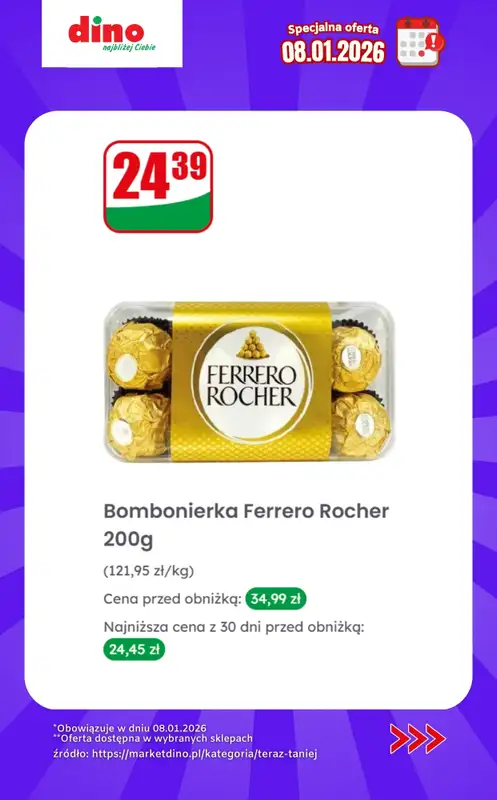 Dino - gazetka promocyjna Specjalna oferta na 08.01.2026 - promocje spoza gazetki od czwartku 08.01 do czwartku 08.01 - strona 7