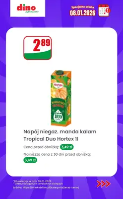 Dino - gazetka promocyjna Specjalna oferta na 08.01.2026 - promocje spoza gazetki od czwartku 08.01 do czwartku 08.01 - strona 8