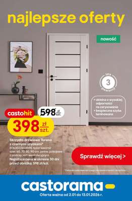 Castorama - gazetka promocyjna Najlepsze oferty od czwartku 08.01 do wtorku 13.01