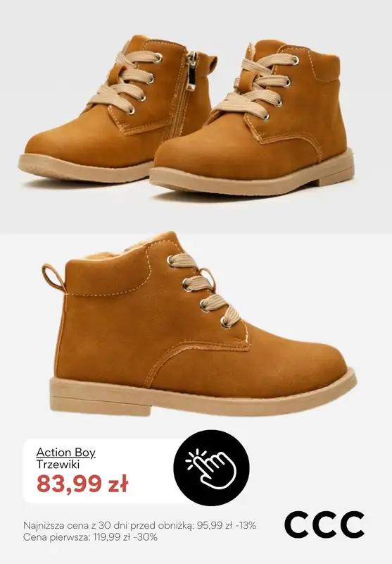 CCC - gazetka promocyjna WYPRZEDAŻ - obuwie dziecięce od czwartku 08.01  - strona 7