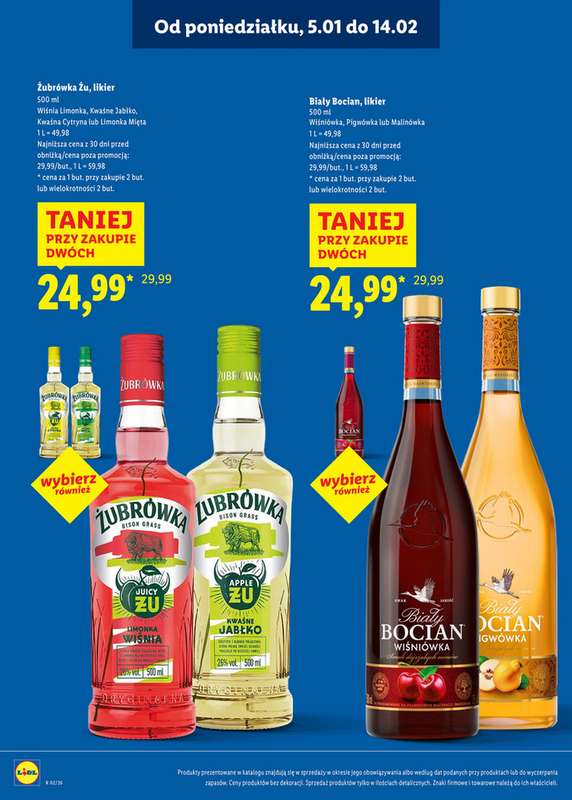 Lidl - gazetka promocyjna Katalog alkoholi mocnych  do soboty 14.02 - strona 19