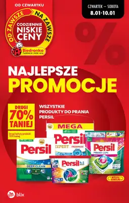 Biedronka - gazetka promocyjna Najlepsze promocje! od czwartku 08.01 do soboty 10.01