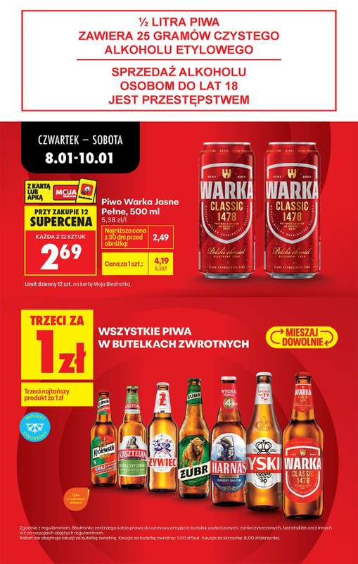Biedronka - gazetka promocyjna Najlepsze promocje! od czwartku 08.01 do soboty 10.01 - strona 18