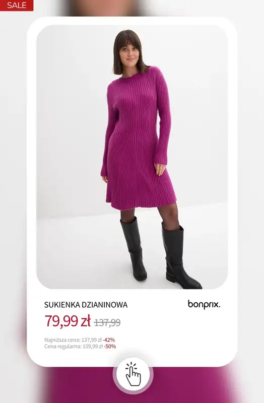 bonprix - gazetka promocyjna Nowości na wyprzedaży - wybierz coś dla siebie! od czwartku 08.01 do piątku 16.01 - strona 16