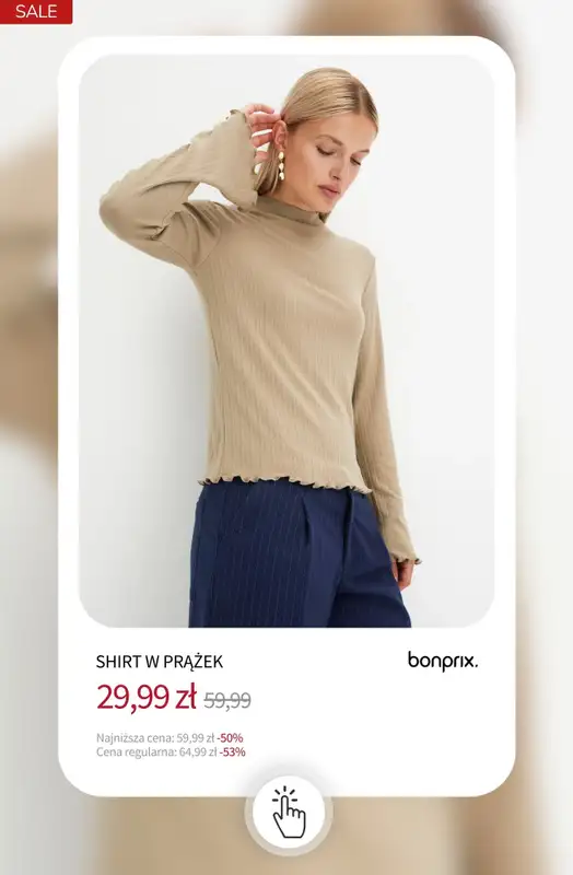 bonprix - gazetka promocyjna Nowości na wyprzedaży - wybierz coś dla siebie! od czwartku 08.01 do piątku 16.01 - strona 8