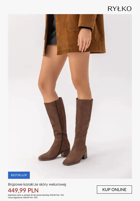 Ryłko - gazetka promocyjna PROMOCJE - kozaki damskie od czwartku 08.01  - strona 3