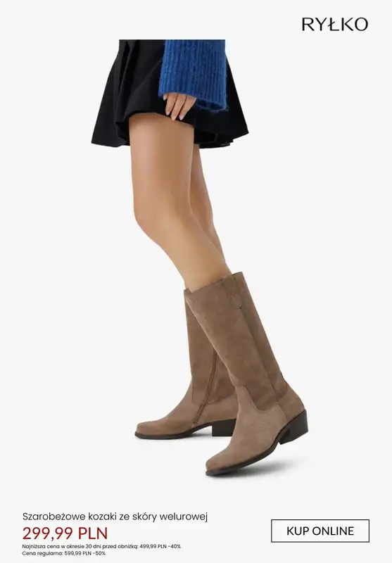 Ryłko - gazetka promocyjna PROMOCJE - kozaki damskie od czwartku 08.01  - strona 10