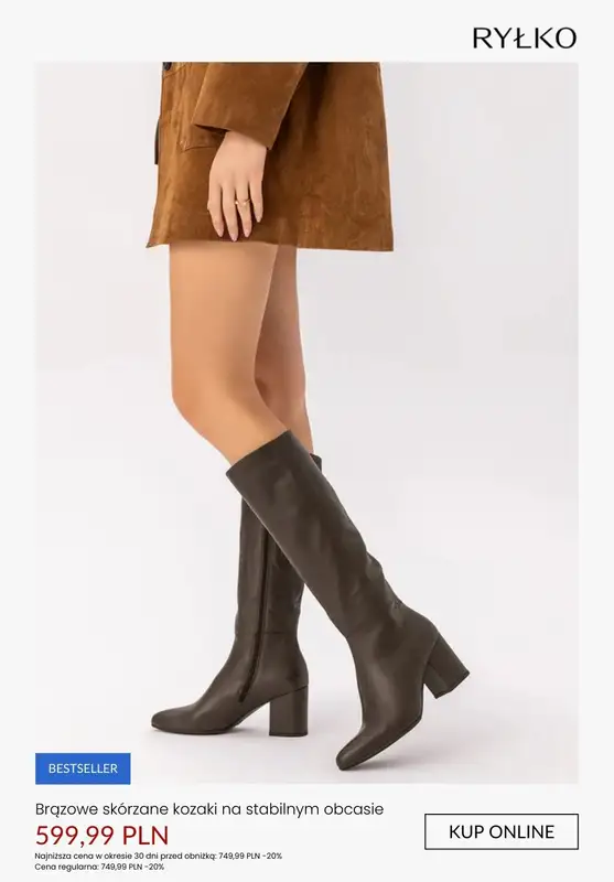 Ryłko - gazetka promocyjna PROMOCJE - kozaki damskie od czwartku 08.01  - strona 4