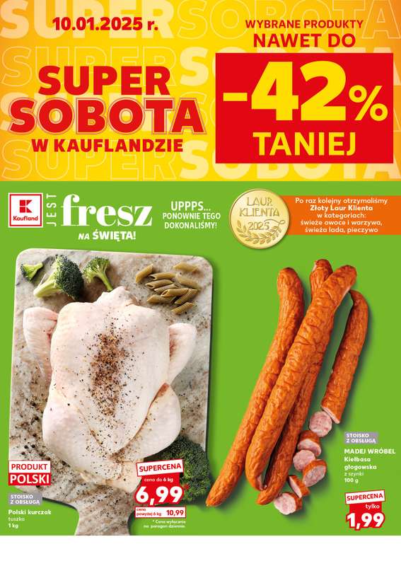Kaufland - gazetka promocyjna Oferta Kaufland - SUPER SOBOTA od soboty 10.01 do soboty 10.01 - strona 2