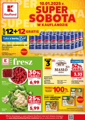 Kaufland - gazetka promocyjna Oferta Kaufland - SUPER SOBOTA od soboty 10.01 do soboty 10.01