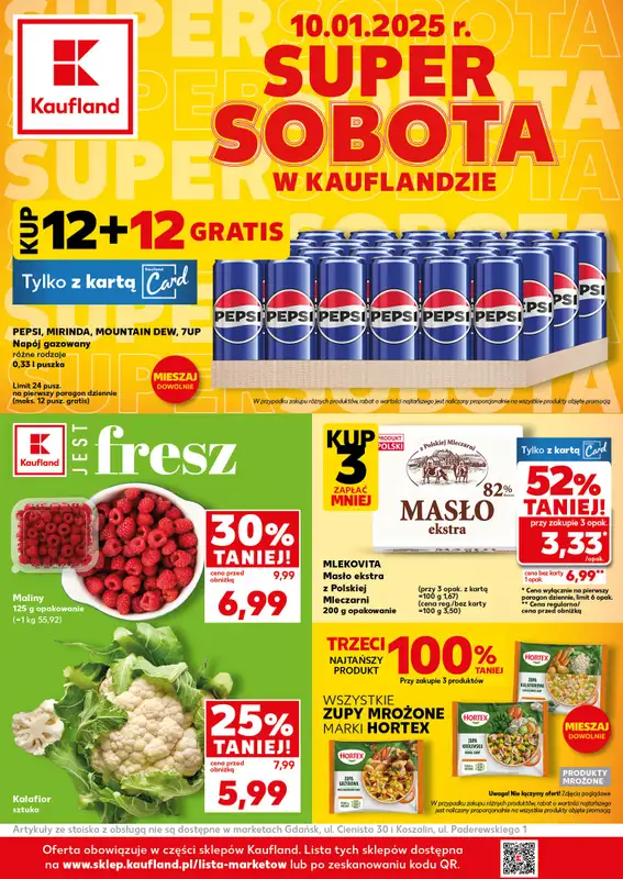 Kaufland - gazetka promocyjna Oferta Kaufland - SUPER SOBOTA  