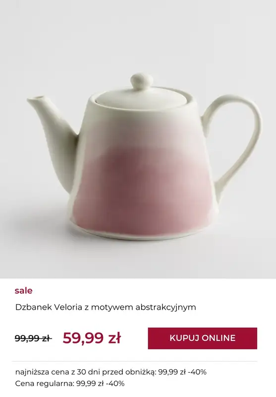 home&you - gazetka promocyjna WINTER SALE teraz do -70% od czwartku 08.01 do niedzieli 18.01 - strona 6