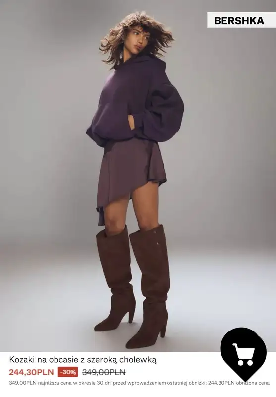 Bershka - gazetka promocyjna Kozaki na PROMOCJI   - strona 2