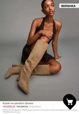 Bershka - gazetka promocyjna Kozaki na PROMOCJI od czwartku 08.01  - strona 10