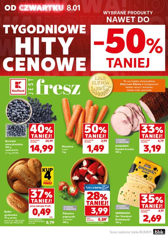 Kaufland - gazetka promocyjna Mocny Start od poniedziałku 12.01 do środy 14.01 - strona 6