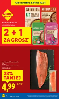 Lidl - gazetka promocyjna Oferta od czwartku od czwartku 08.01 do soboty 10.01 - strona 12