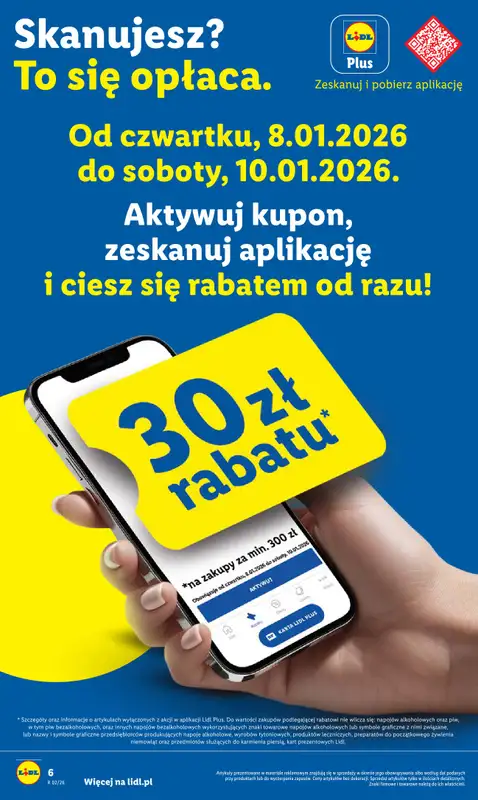 Lidl - gazetka promocyjna Oferta od czwartku od czwartku 08.01 do soboty 10.01 - strona 6
