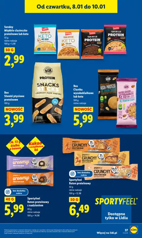 Lidl - gazetka promocyjna Oferta od czwartku od czwartku 08.01 do soboty 10.01 - strona 39