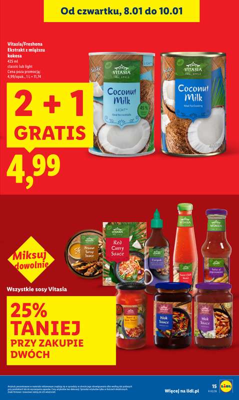 Lidl - gazetka promocyjna Oferta od czwartku od czwartku 08.01 do soboty 10.01 - strona 15