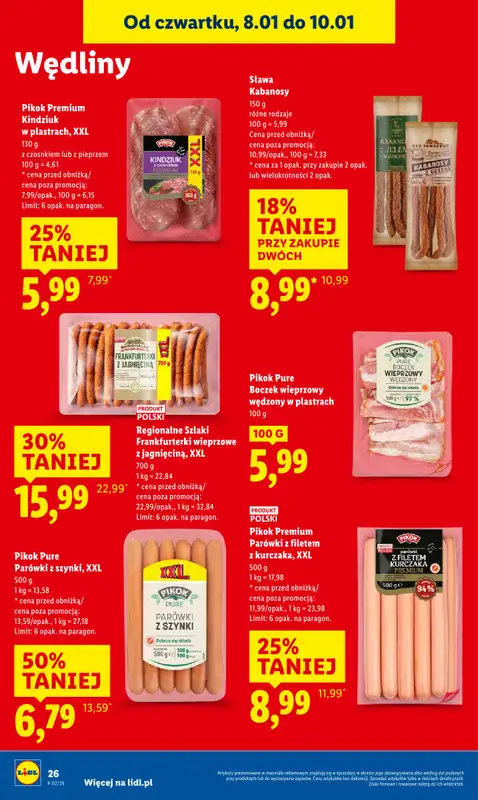 Lidl - gazetka promocyjna Oferta od czwartku od czwartku 08.01 do soboty 10.01 - strona 28