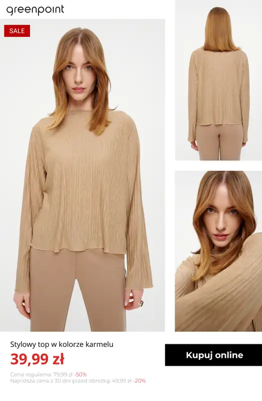 Greenpoint - gazetka promocyjna Wyprzedaż do -50% – złap super okazje! od czwartku 08.01  - strona 7
