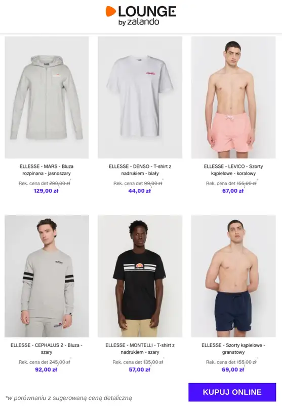 Lounge by Zalando - gazetka promocyjna Do -69% Ellesse od czwartku 08.01 do niedzieli 11.01 - strona 12