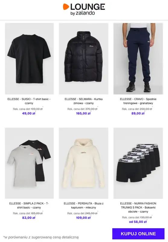 Lounge by Zalando - gazetka promocyjna Do -69% Ellesse od czwartku 08.01 do niedzieli 11.01 - strona 5